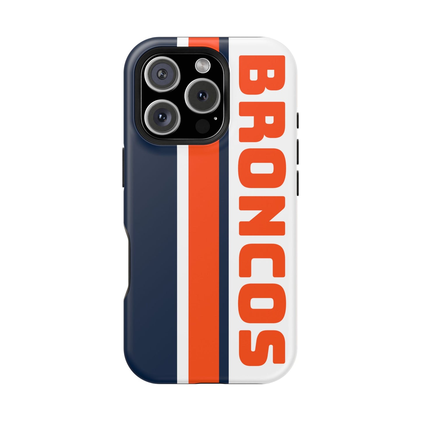 Broncos Phone Case, Magnetic Phone Case, Retro Phone Case, Baseball Case for iPhone or Samsung, Football Gifts
