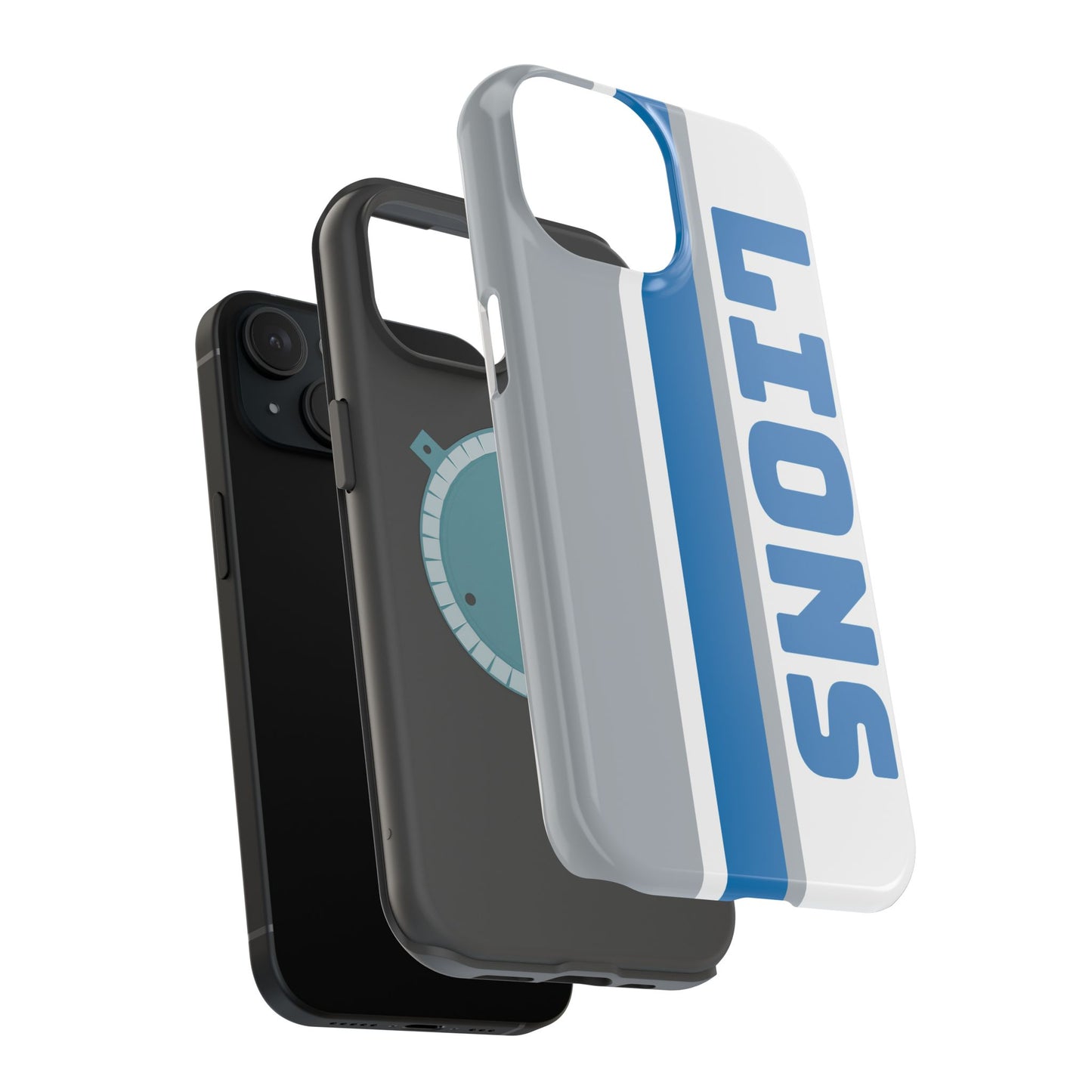 Lions Phone Case, Magnetic Phone Case, Retro Phone Case, Football Gifts
