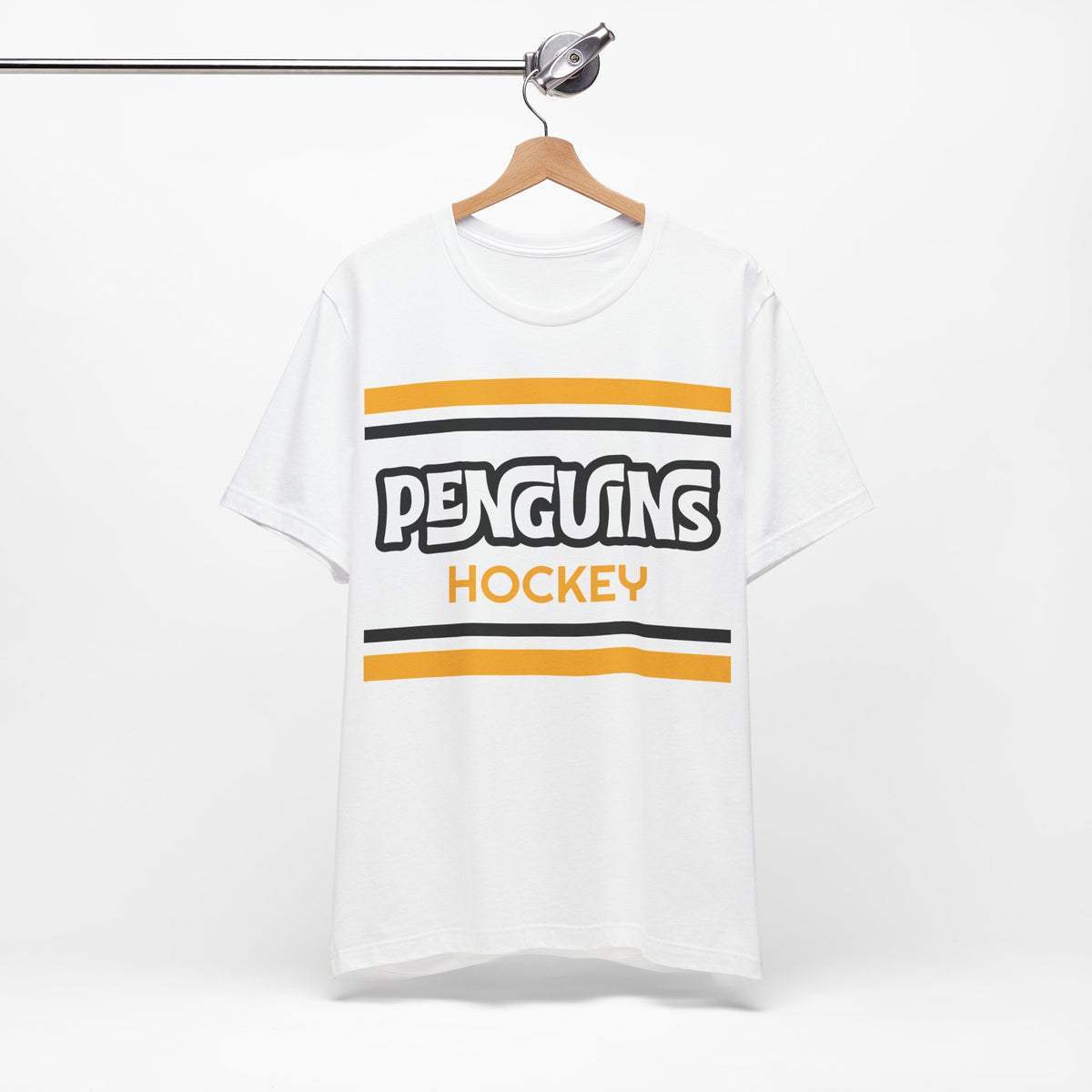 Retro Penguins Wings Shirt, Vintage Striped Penguins T-Shirt