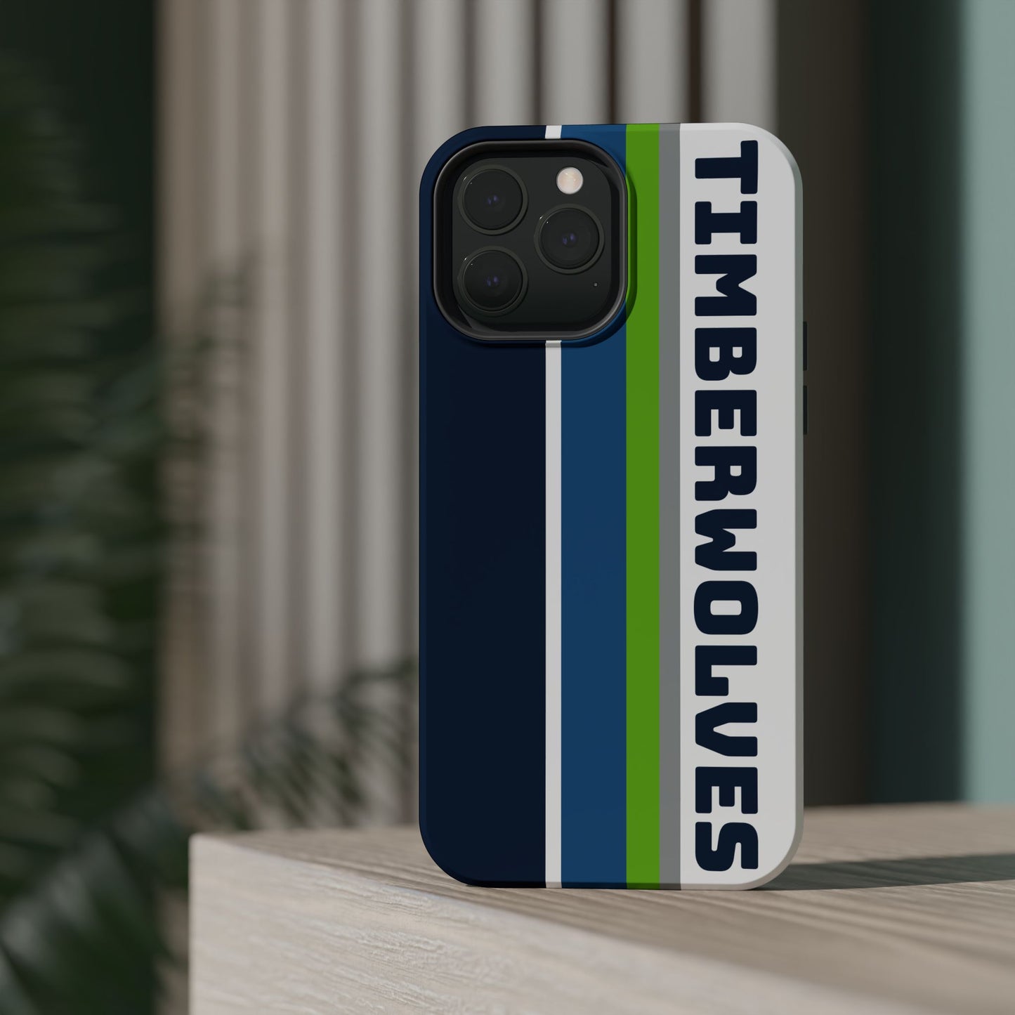 Timberwolves Phone Case, Magnetic Phone Case, Retro Phone Case, Basketball Gifts
