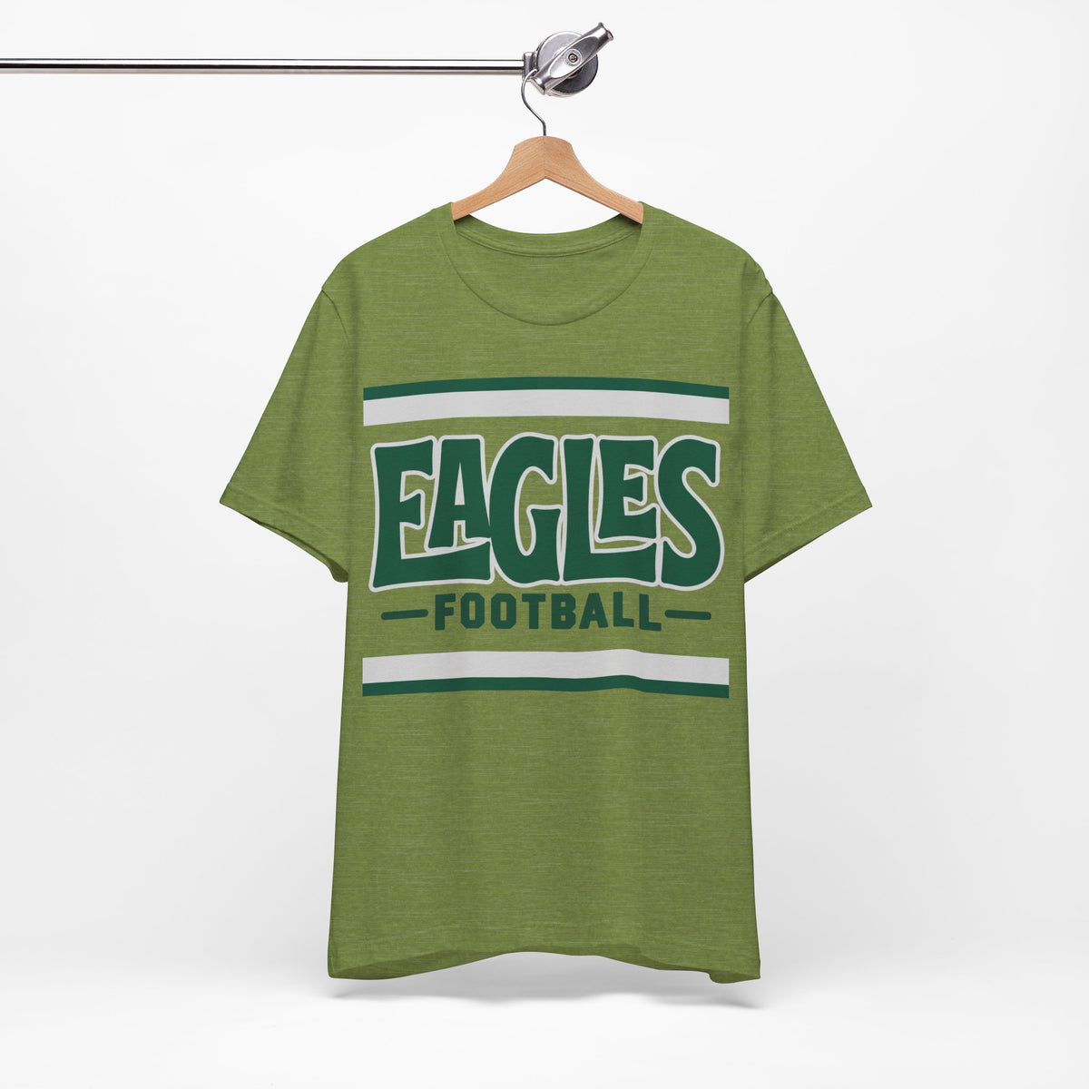 Eagles Football Tee, Retro Green Eagles Shirt