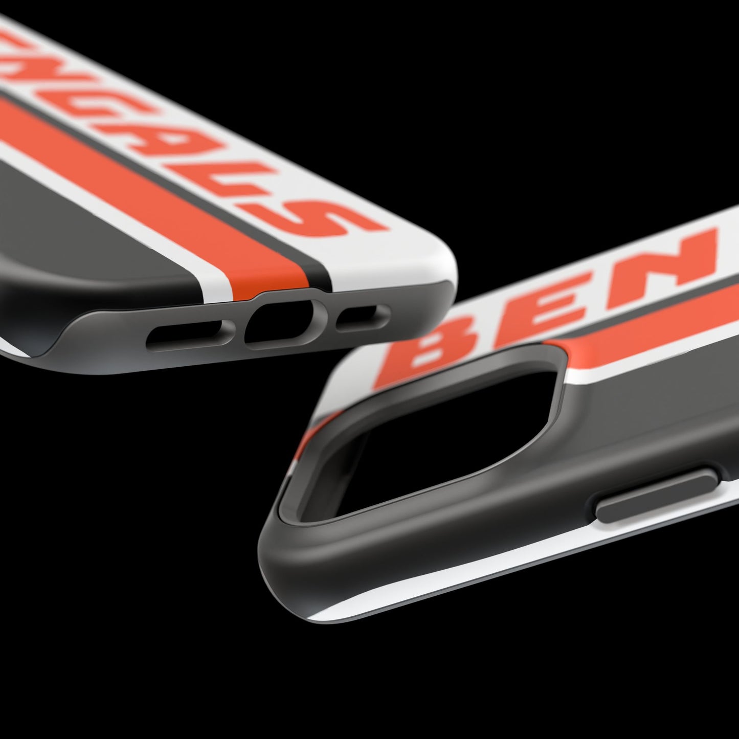Bengals Phone Case, Magnetic Phone Case, Retro Phone Case, Baseball Case for iPhone or Samsung, Football Gifts