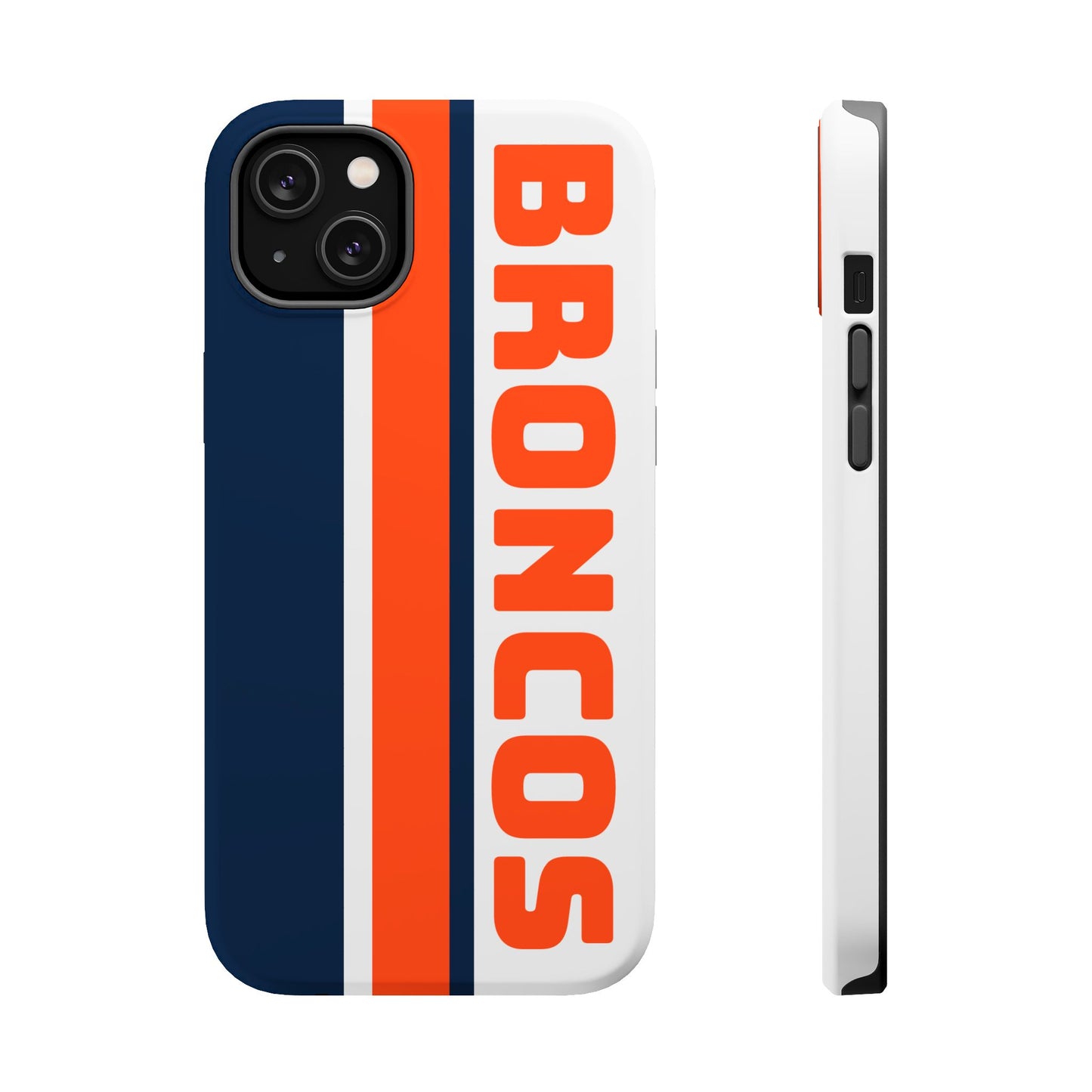 Broncos Phone Case, Magnetic Phone Case, Retro Phone Case, Baseball Case for iPhone or Samsung, Football Gifts