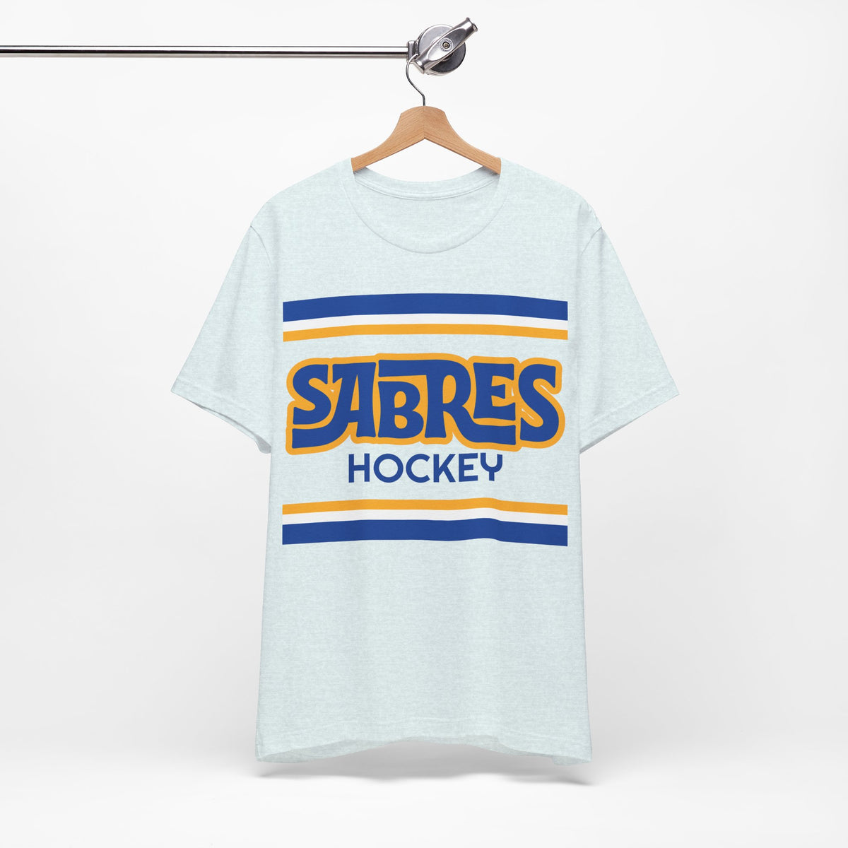 Retro Sabres Shirt, Vintage Striped Sabres Hockey T-Shirt