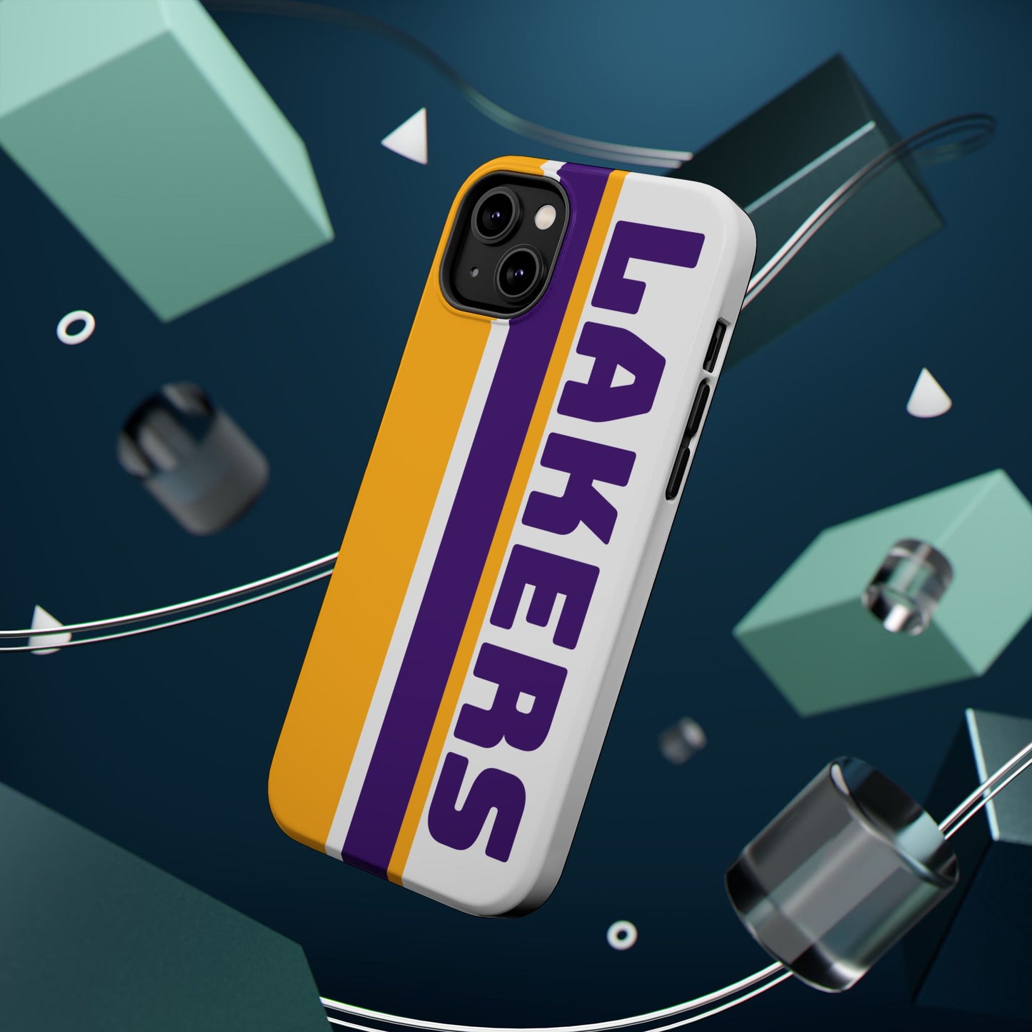 Lakers Phone Case, Magnetic Phone Case, Retro Phone Case, Basketball Gifts