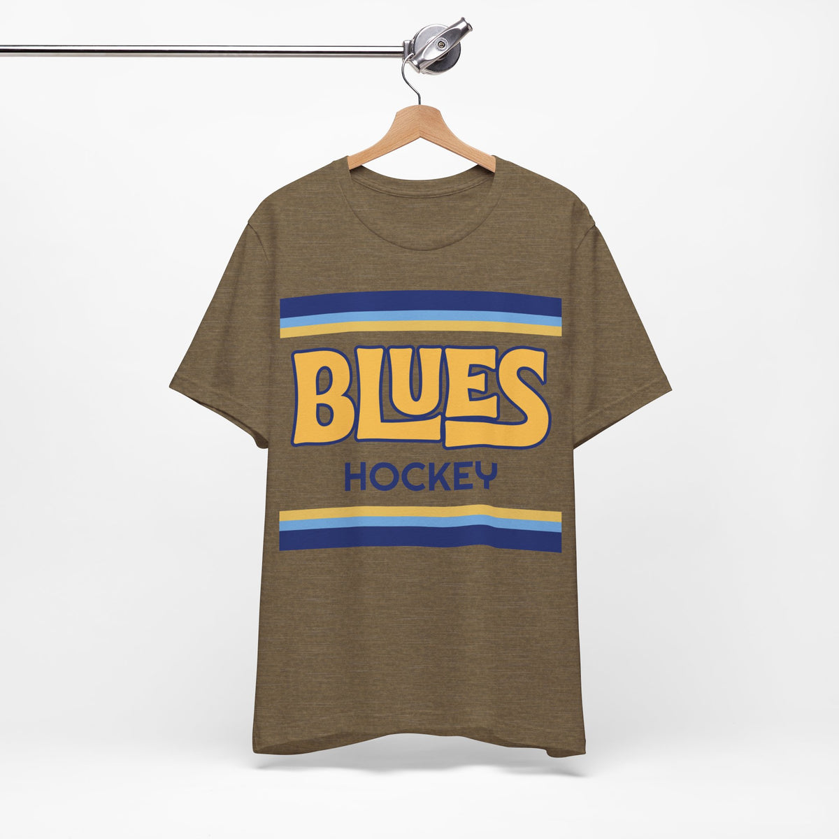 Retro Blues Shirt, Vintage Striped Blues T-Shirt