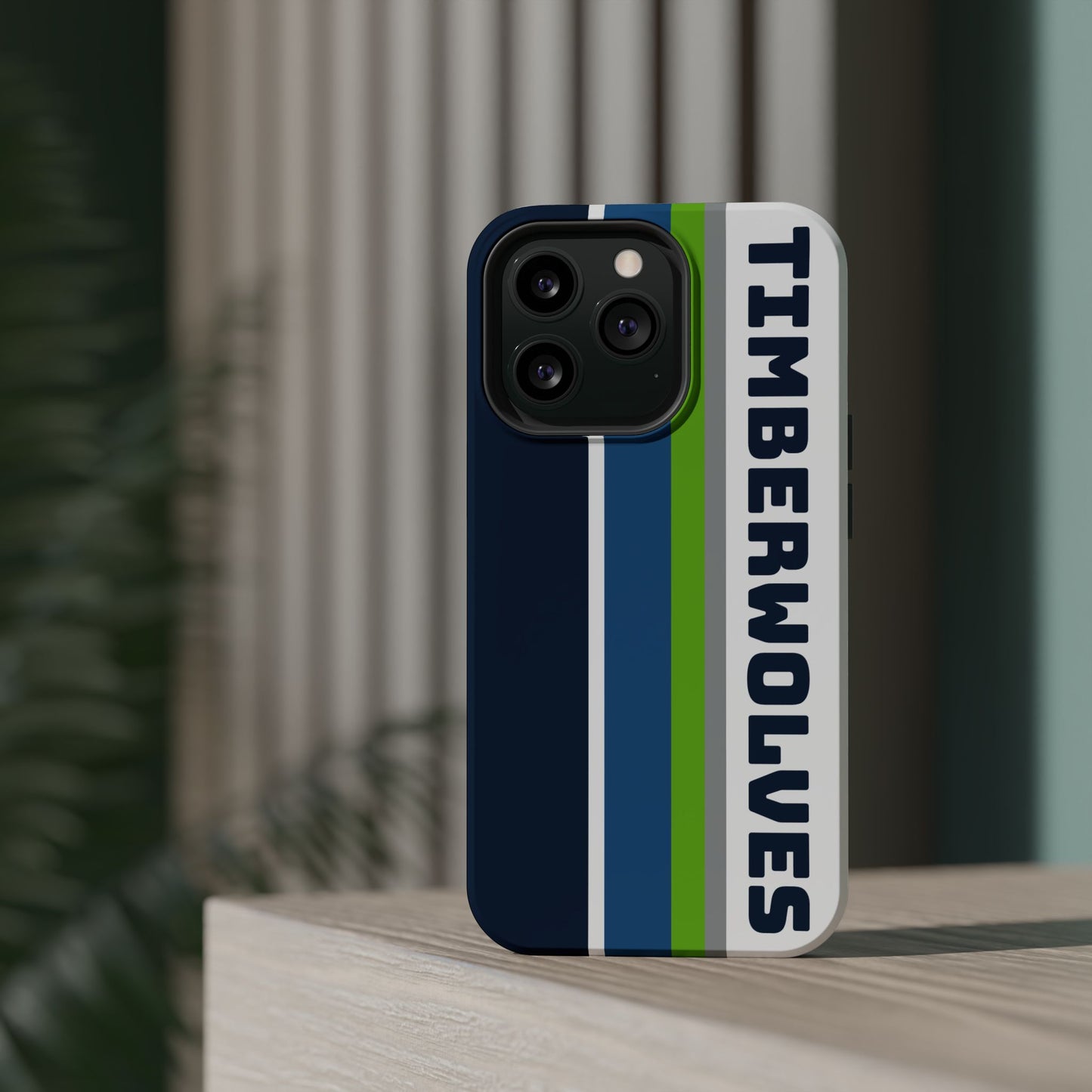 Timberwolves Phone Case, Magnetic Phone Case, Retro Phone Case, Basketball Gifts