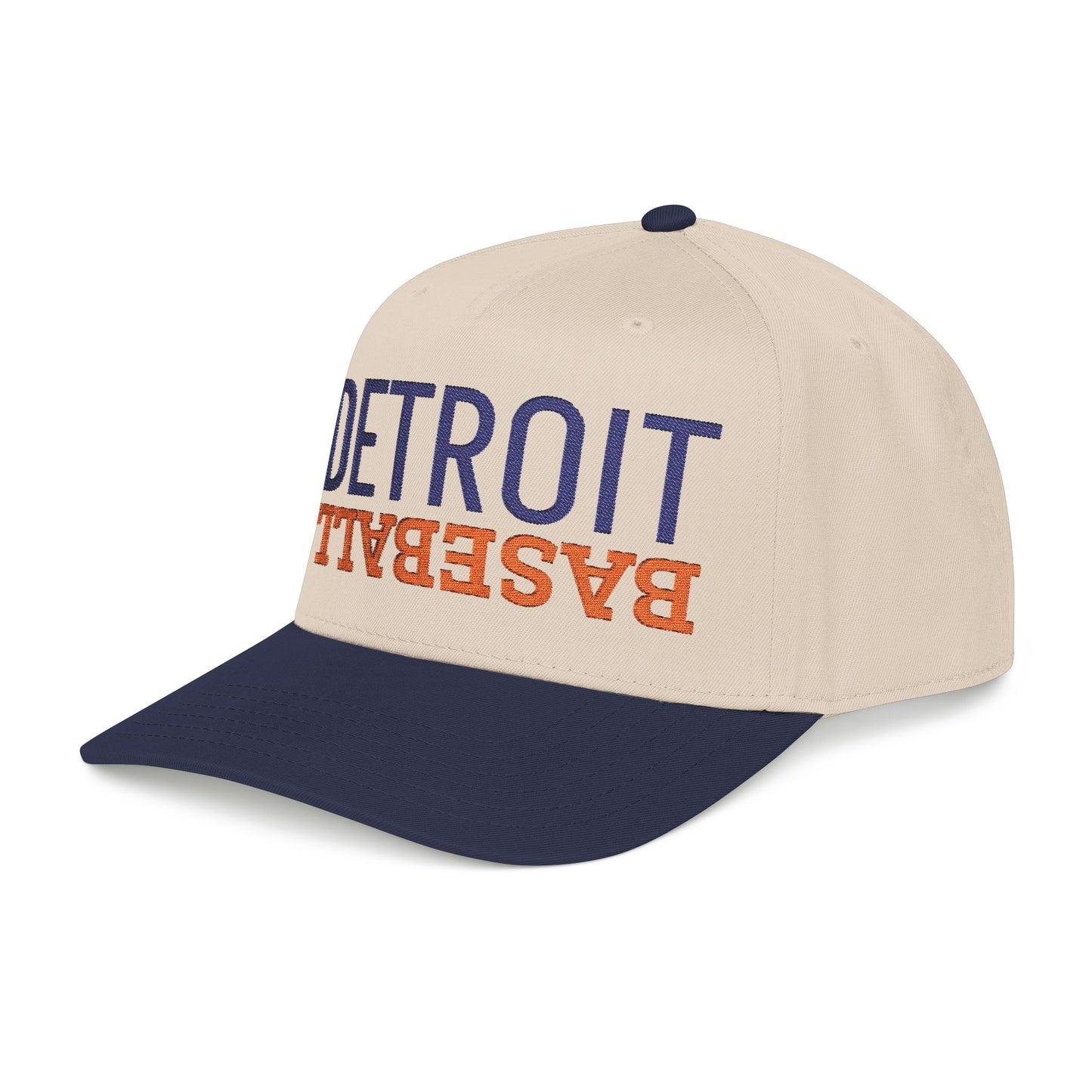 Embroidered Detroit Baseball Hat, Mid Profile Baseball Cap, Sports Gifts