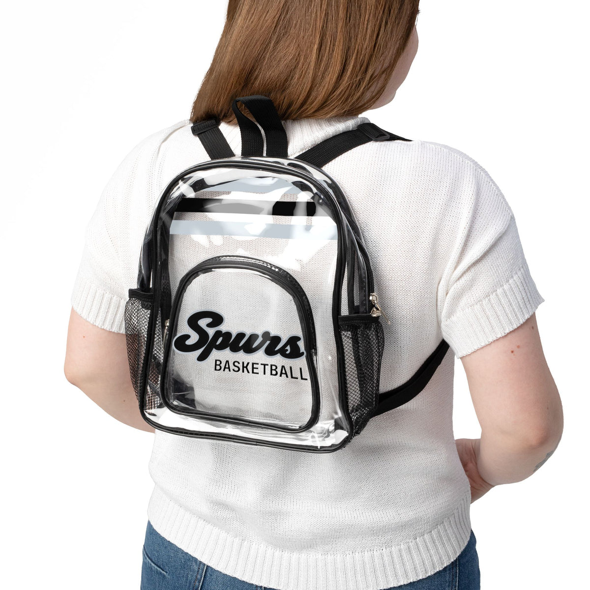 Copy of Knicks Clear Backpack, Basketball Stadium Bag, Transparent Bag