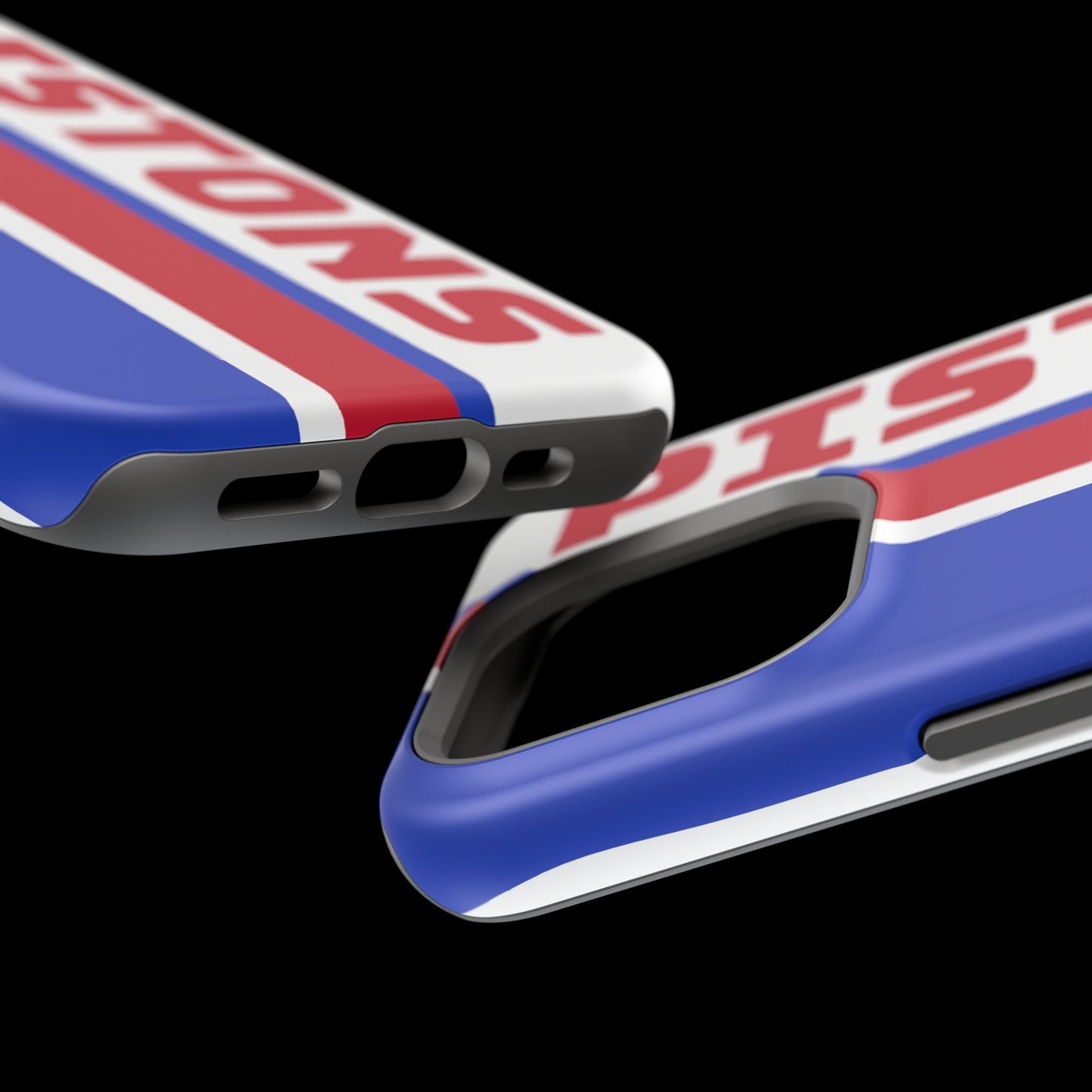 Pistons Phone Case, Magnetic Phone Case, Retro Phone Case, Basketball Gifts