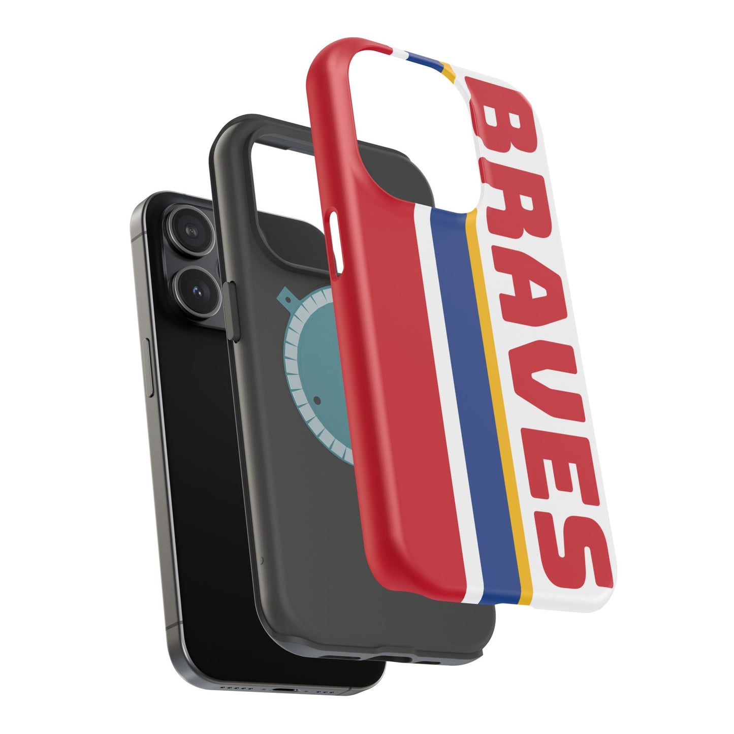 Braves Phone Case, Magnetic Phone Case, Baseball Phone Case, Retro Phone Case