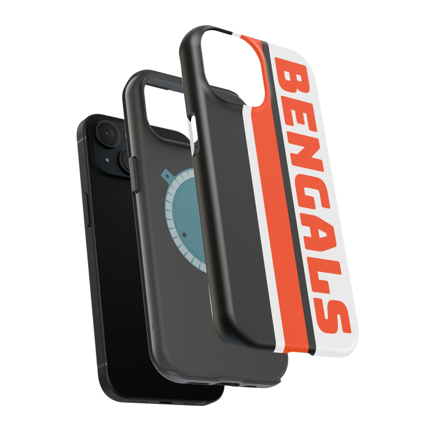 Bengals Phone Case, Magnetic Phone Case, Retro Phone Case, Baseball Case for iPhone or Samsung, Football Gifts
