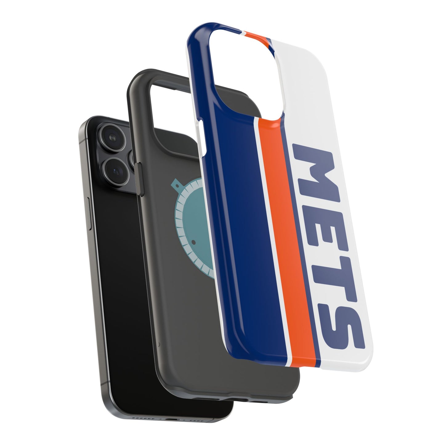 Mets Phone Case, Magnetic Phone Case, Retro Phone Case, Baseball Case for iPhone or Samsung