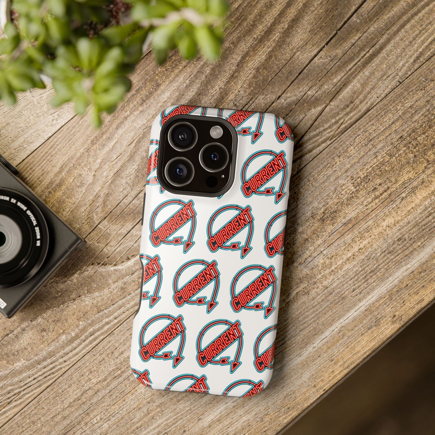 Current Pattern Phone Case, Magnetic Phone Case, Retro Phone Case, Football Phone Case for iPhone or Samsung