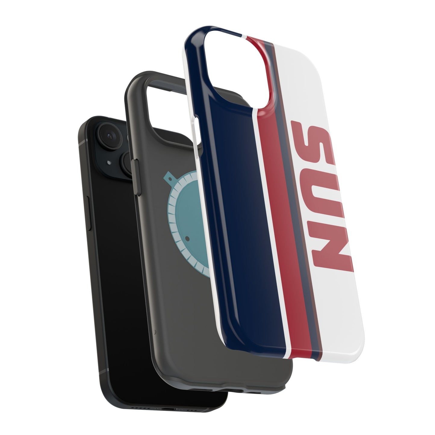 Sun Phone Case, Magnetic Phone Case, Retro Phone Case, Matte/Glossy Phone Case