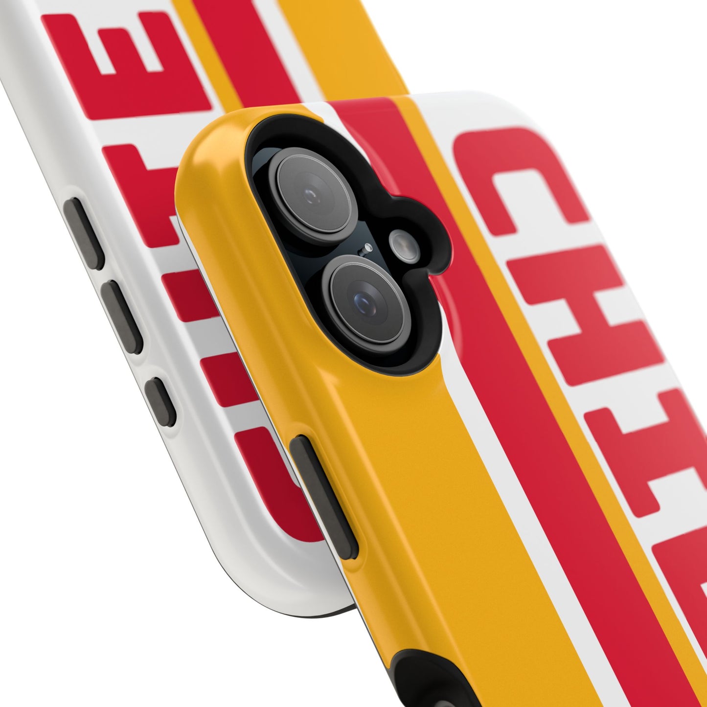 Chiefs Phone Case, Magnetic Phone Case, Retro Phone Case, Baseball Case for iPhone or Samsung, Chiefs Football Gifts