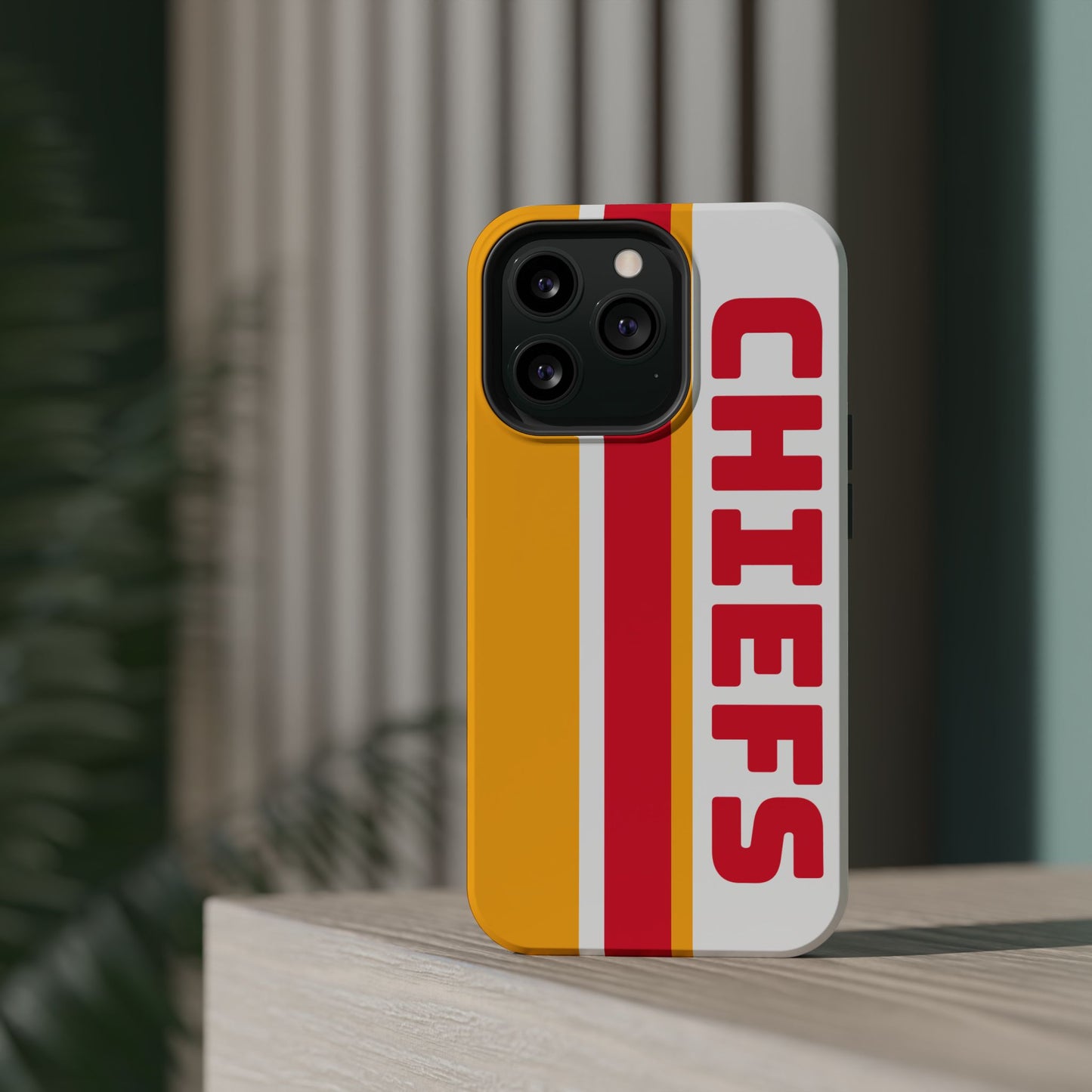 Chiefs Phone Case, Magnetic Phone Case, Retro Phone Case, Baseball Case for iPhone or Samsung, Chiefs Football Gifts