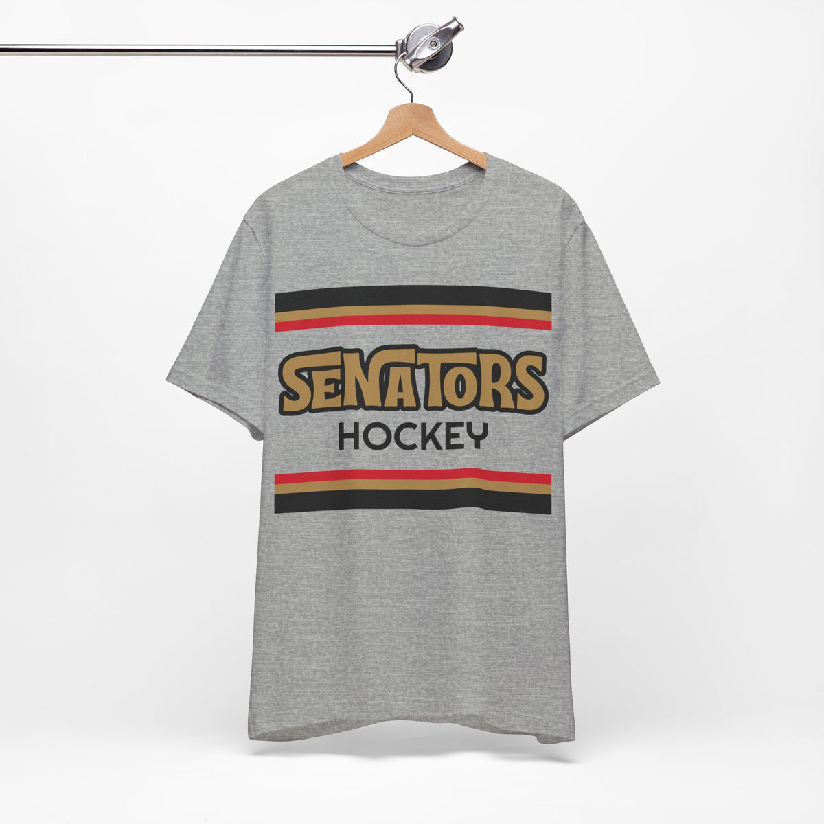 Retro Senators Shirt, Vintage Striped Senators Hockey T-Shirt
