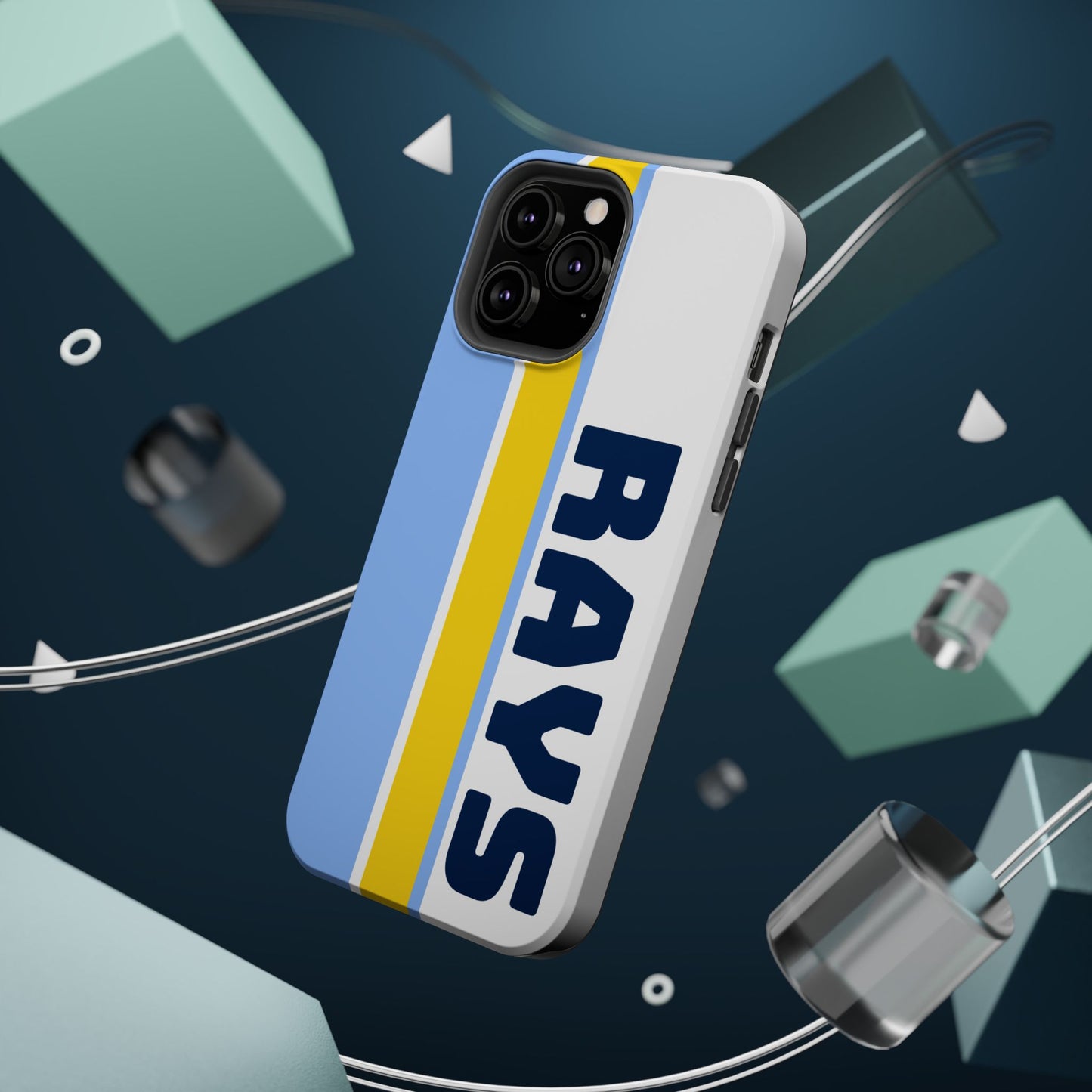 Rays Phone Case, Magnetic Phone Case, Retro Phone Case, Baseball Case for iPhone or Samsung, Rays Baseball Gifts