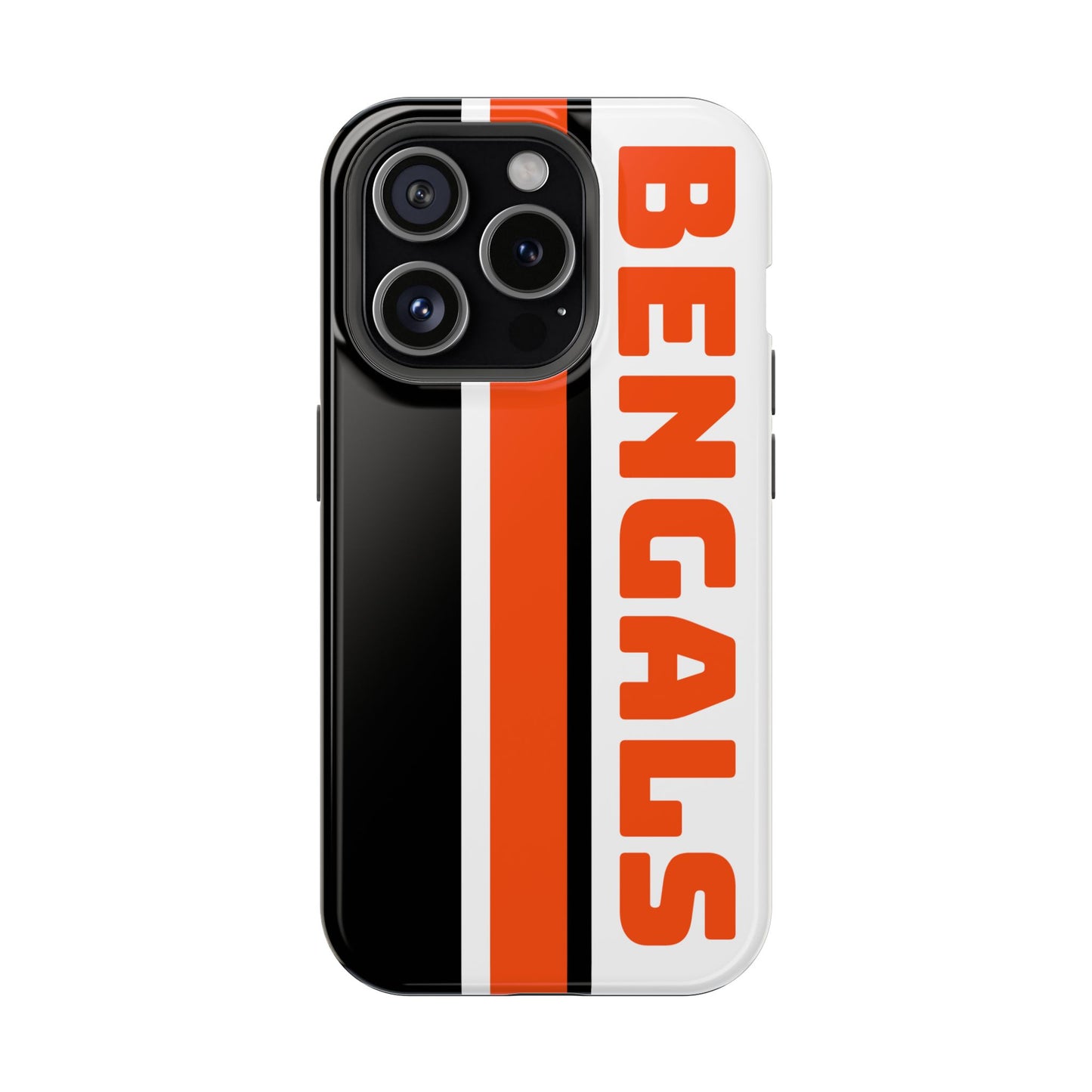 Bengals Phone Case, Magnetic Phone Case, Retro Phone Case, Baseball Case for iPhone or Samsung, Football Gifts