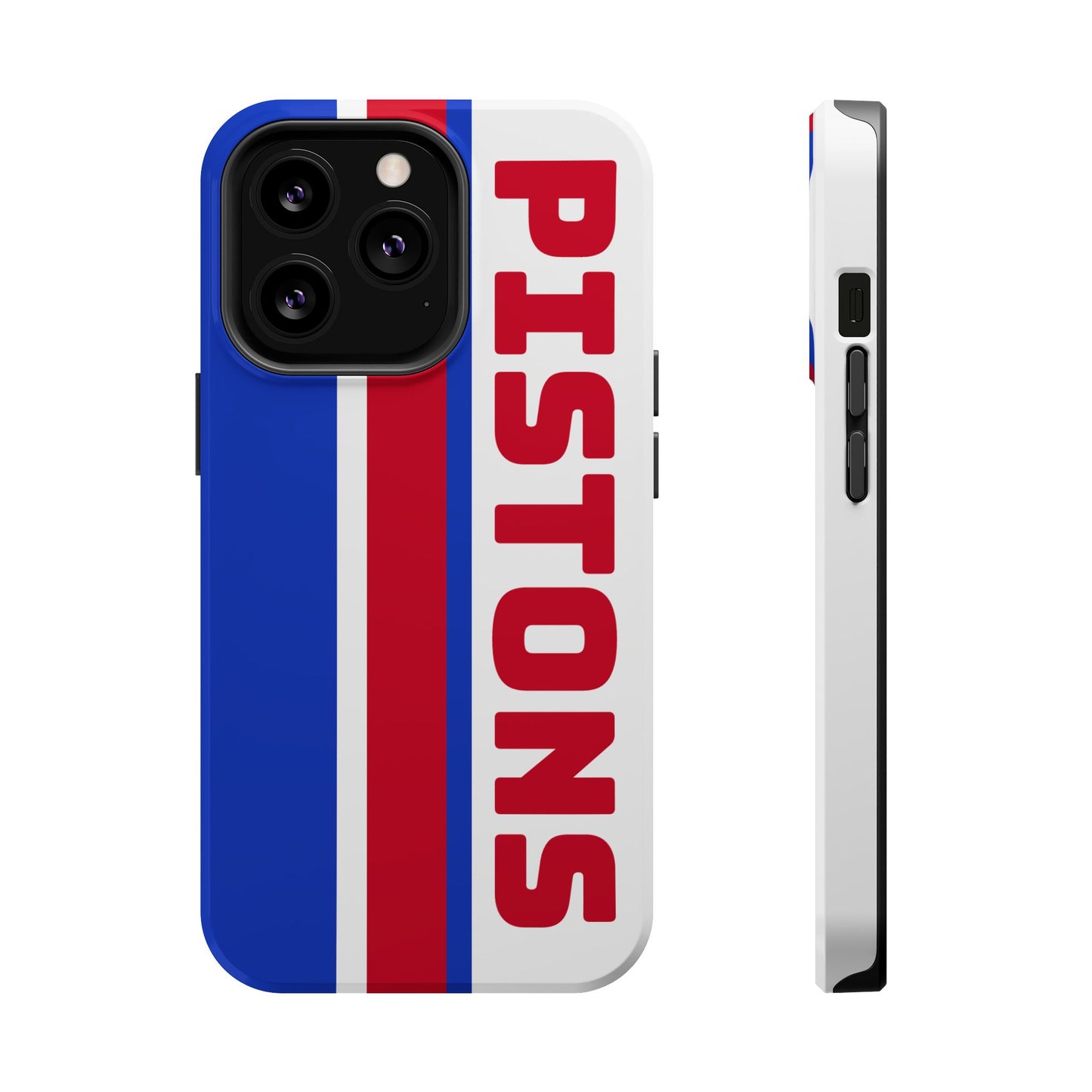 Pistons Phone Case, Magnetic Phone Case, Retro Phone Case, Basketball Gifts