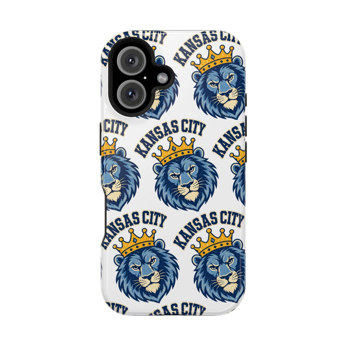 Lion Royals Pattern Phone Case, Magnetic Phone Case, Baseball Phone Case, Retro Phone Case
