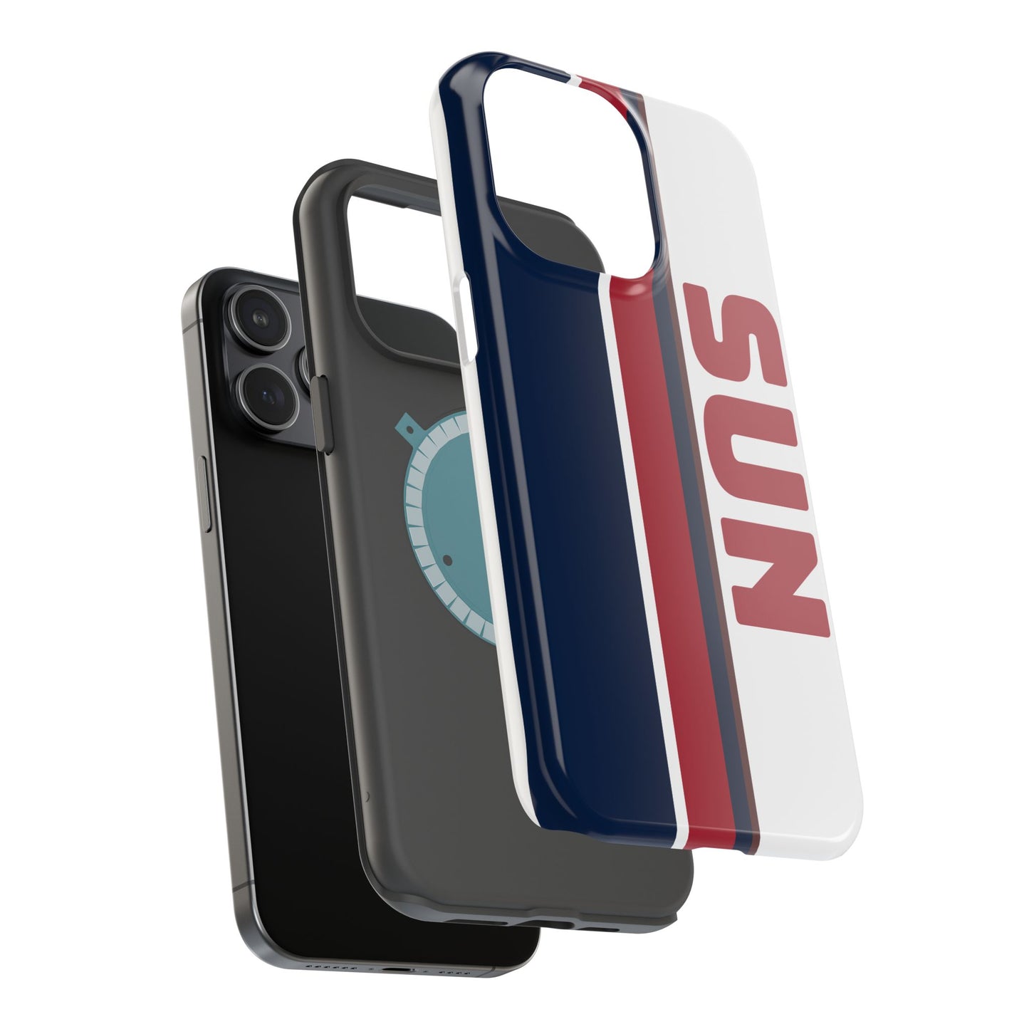 Sun Phone Case, Magnetic Phone Case, Retro Phone Case, Matte/Glossy Phone Case