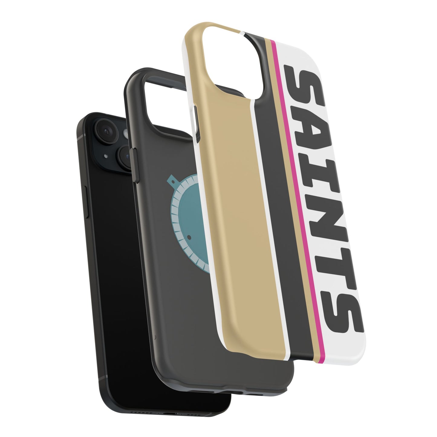 Saints Phone Case, Magnetic Phone Case, Retro Phone Case, Football Gifts