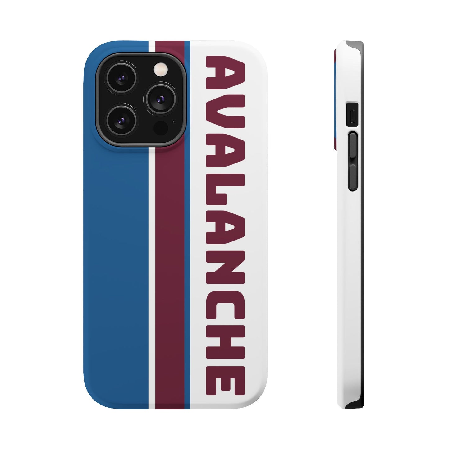 Avalanche Phone Case, Magnetic Phone Case, Retro Phone Case, Matte/Glossy Phone Case, Hockey Gifts