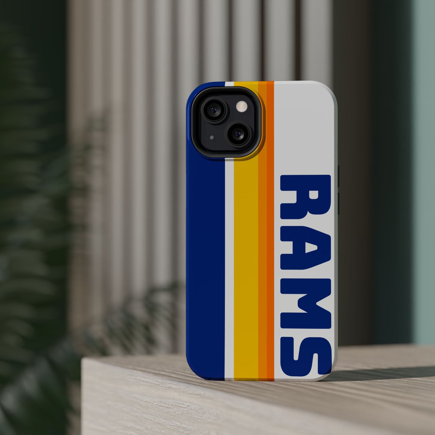 Rams Phone Case, Magnetic Phone Case, Retro Phone Case, Football Case for iPhone or Samsung