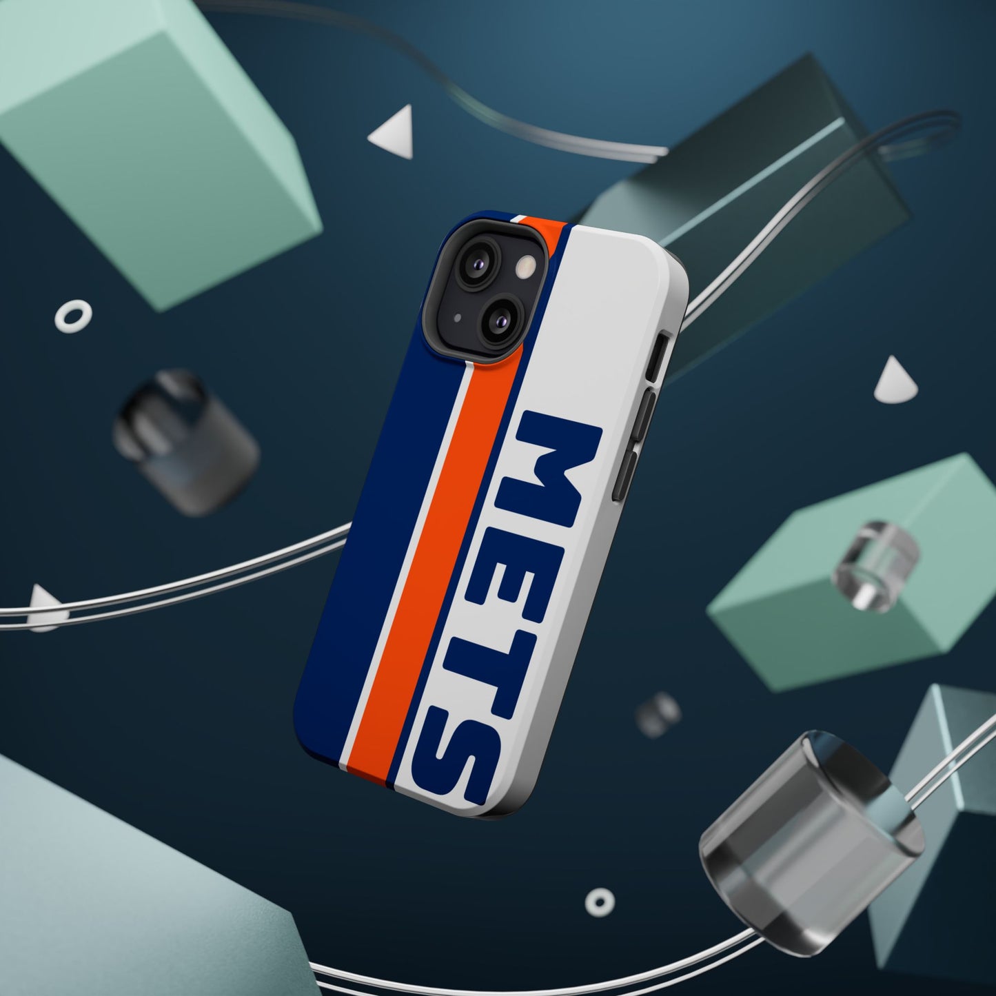 Mets Phone Case, Magnetic Phone Case, Retro Phone Case, Baseball Case for iPhone or Samsung
