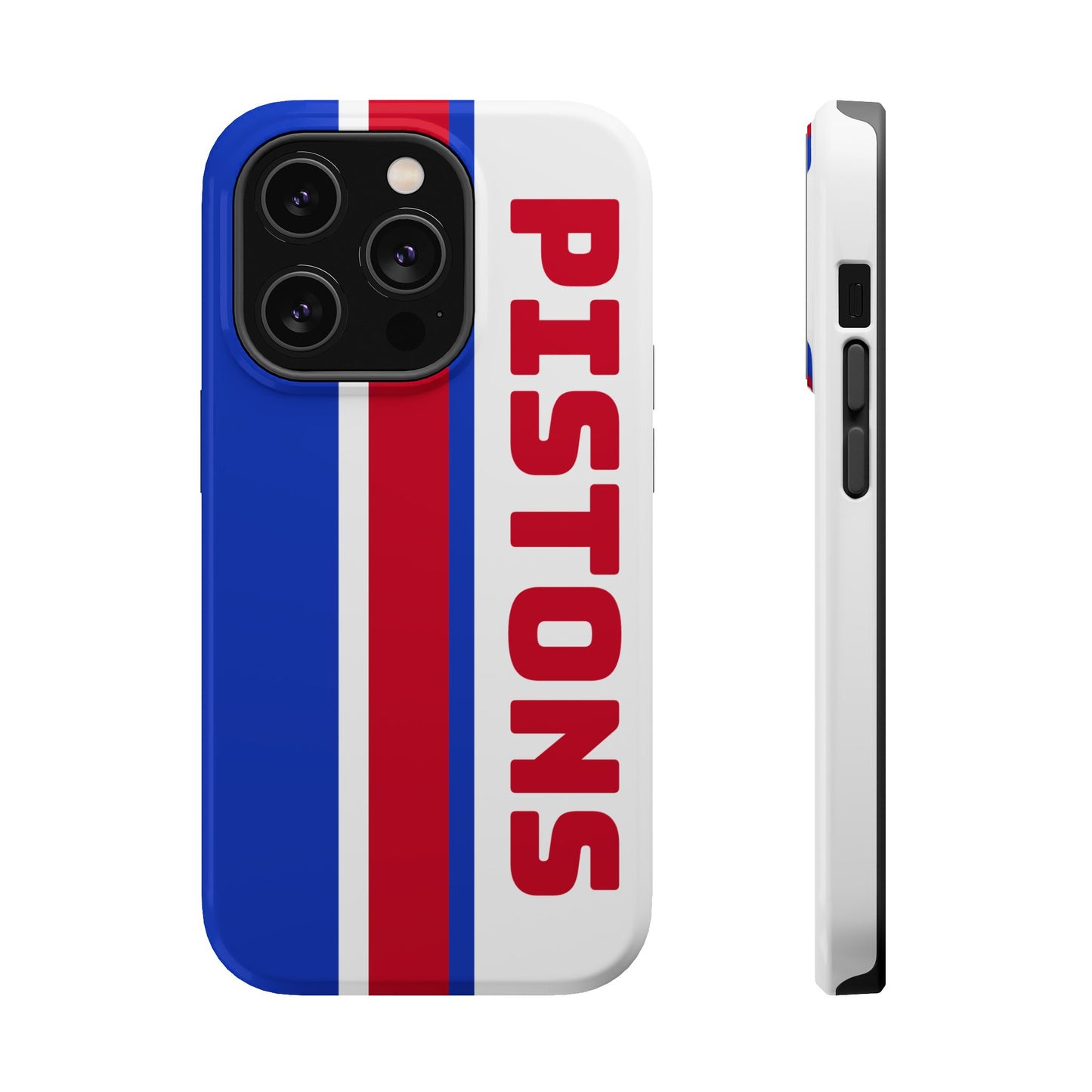 Pistons Phone Case, Magnetic Phone Case, Retro Phone Case, Basketball Gifts