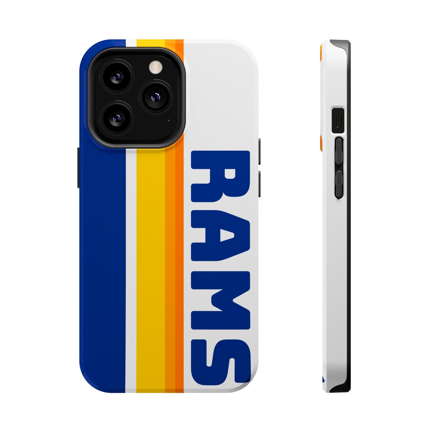 Rams Phone Case, Magnetic Phone Case, Retro Phone Case, Football Case for iPhone or Samsung