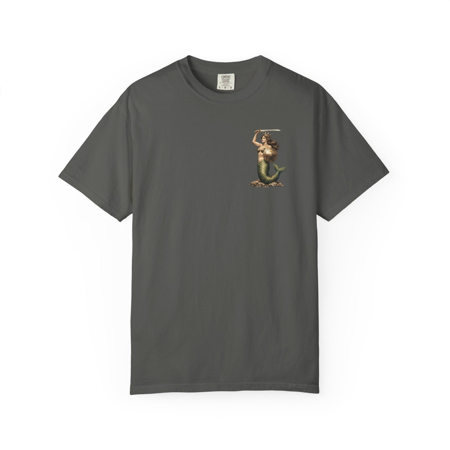 Warsaw Mermaid Shirt: Witamy w Warszawie Mermaid Vintage Postcard T-shirt, Polish Language Shirt, Poland Shirt