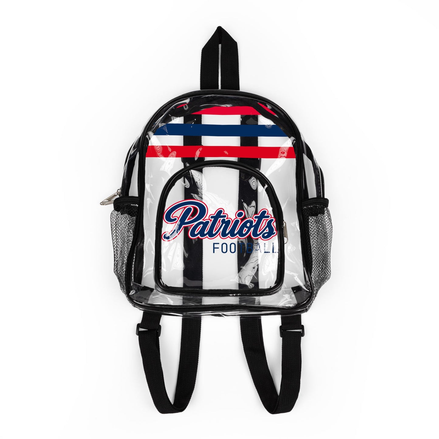 Patriots Clear Bag, Clear Stadium Backpack, Transparent Game Day Backpack