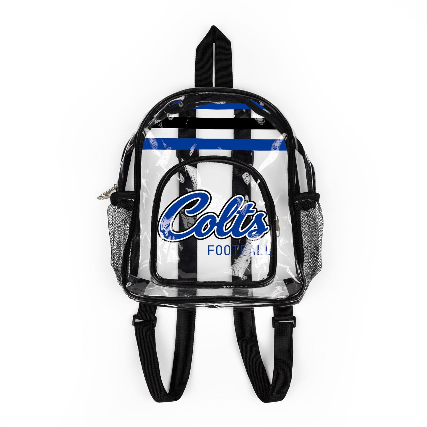 Colts Clear Bag, Clear Stadium Backpack, Transparent Game Day Backpack
