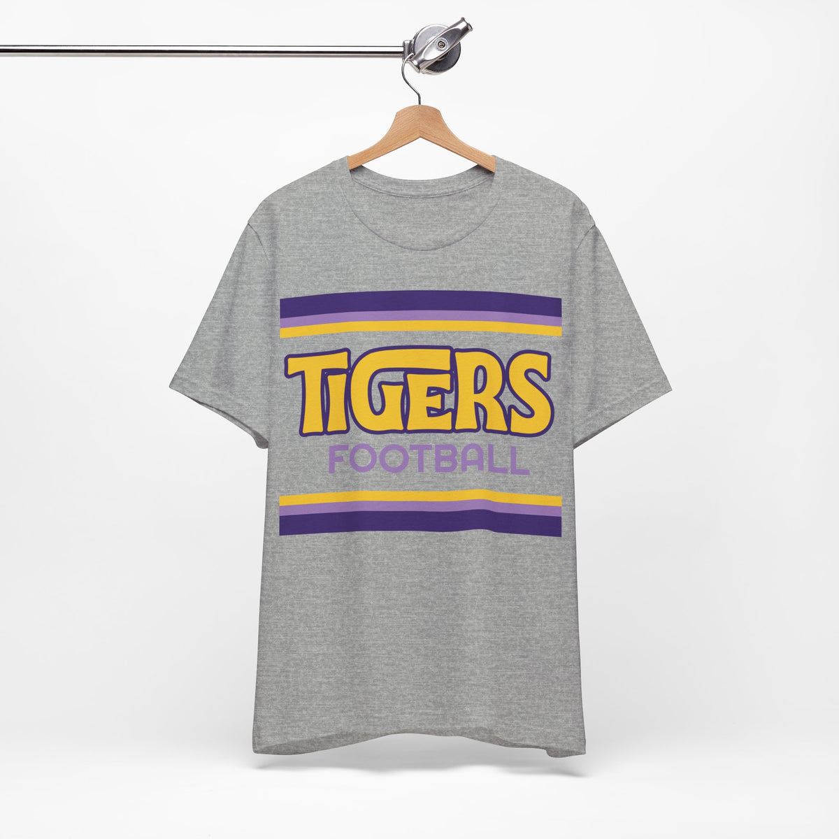 Retro Tigers Shirt, Vintage Striped Tigers T-Shirt
