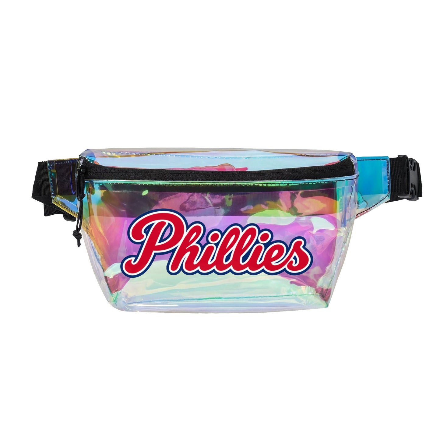 Phillies Clear Stadium Bag, Baseball Belt Bag, Transparent Fanny Pack