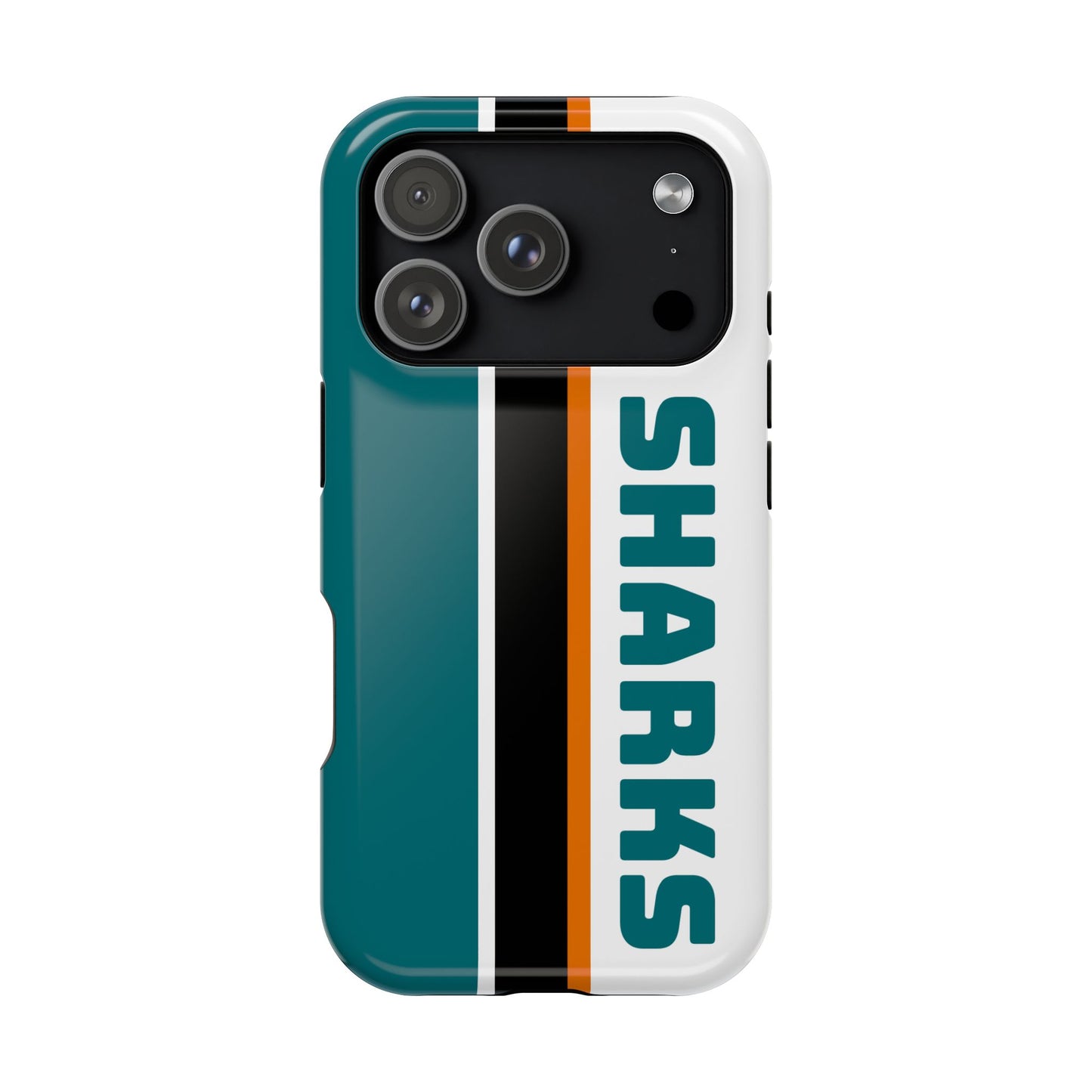 Sharks Phone Case, Magnetic Phone Case, Retro Phone Case, Hockey iPhone or Samsung Case