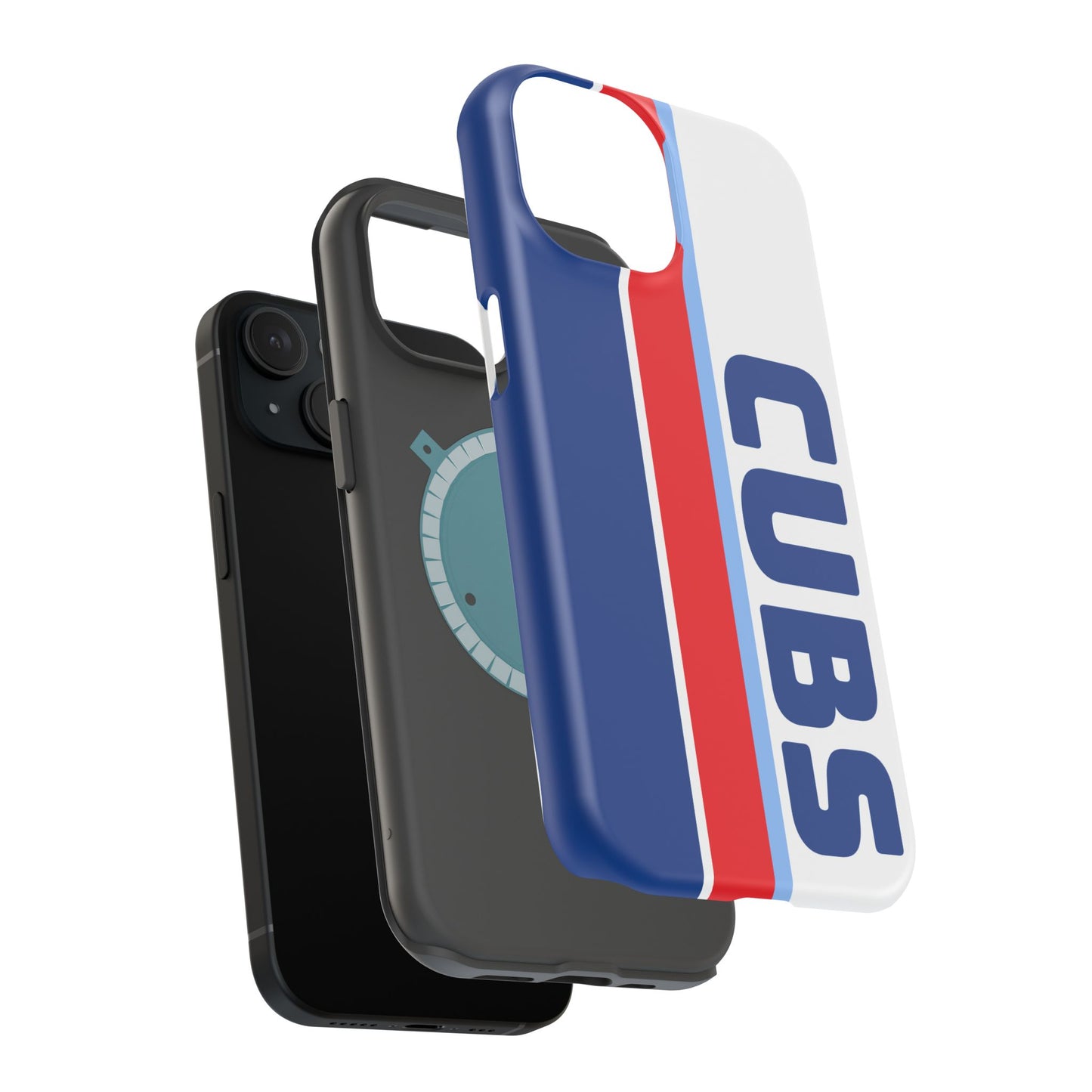 Cubs Phone Case, Magnetic Phone Case, Retro Phone Case, Baseball Case for iPhone or Samsung