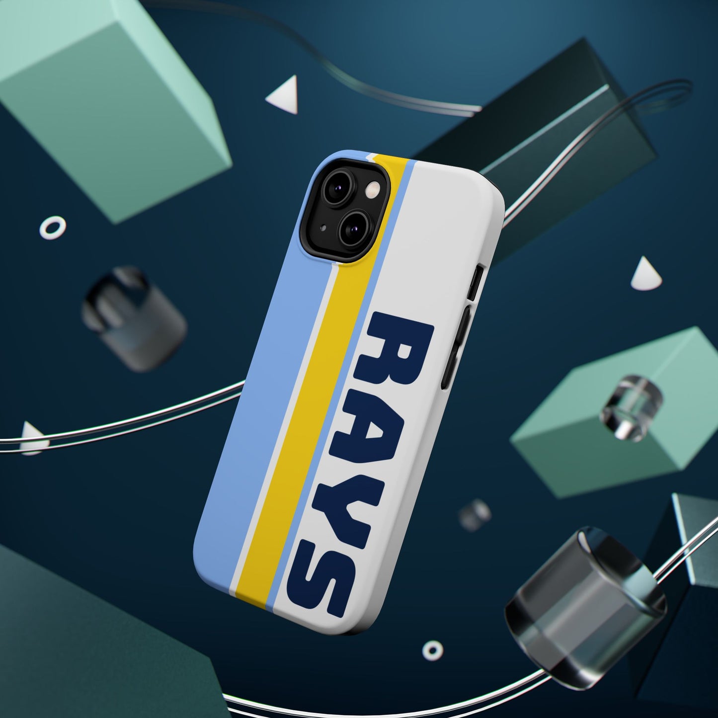Rays Phone Case, Magnetic Phone Case, Retro Phone Case, Baseball Case for iPhone or Samsung, Rays Baseball Gifts