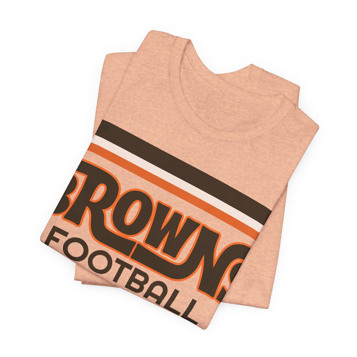 Browns Football Retro Striped Tee, Vintage Browns Shirt