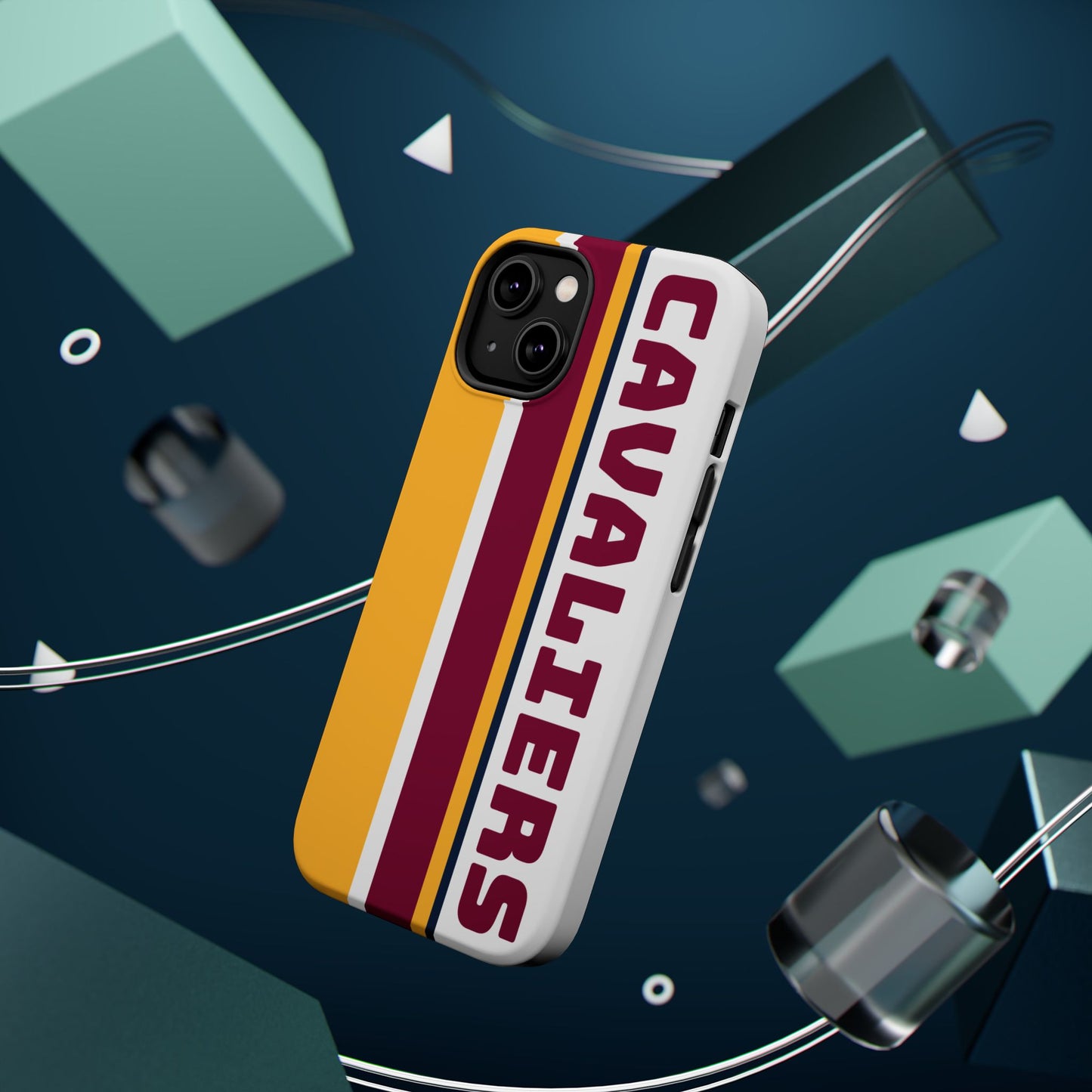 Cavaliers Phone Case, Magnetic Phone Case, Retro Phone Case, Basketball Gifts