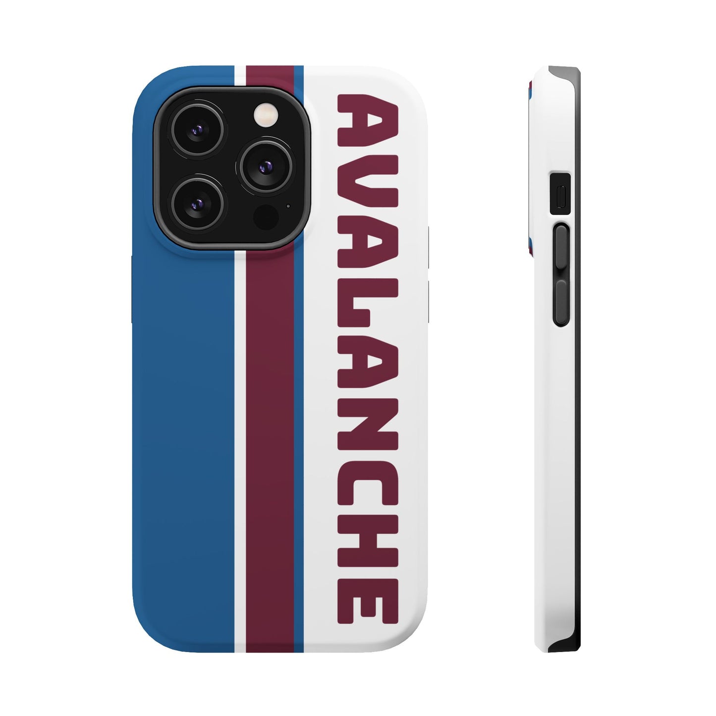 Avalanche Phone Case, Magnetic Phone Case, Retro Phone Case, Matte/Glossy Phone Case, Hockey Gifts