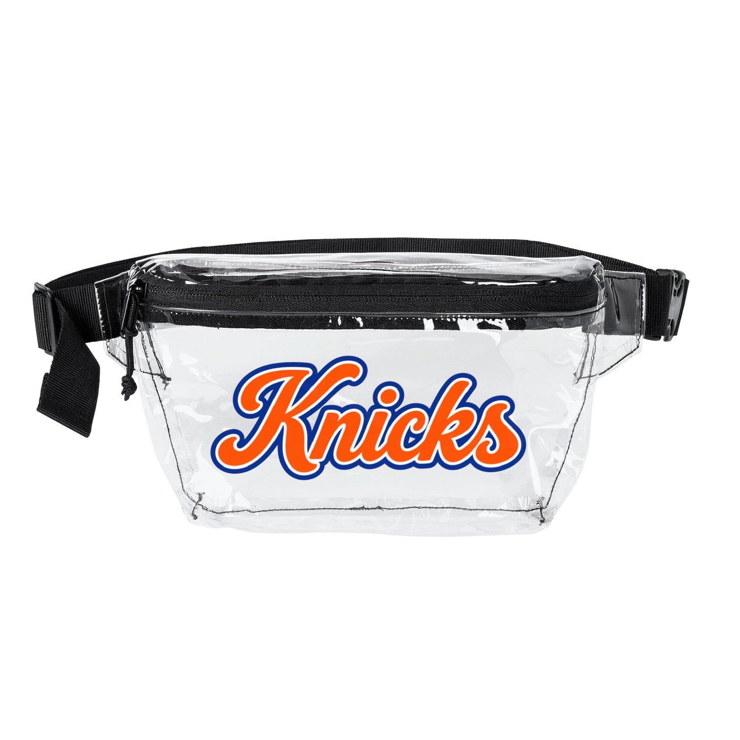 Knicks Clear Stadium Bag, Basketball Belt Bag, Transparent Fanny Pack