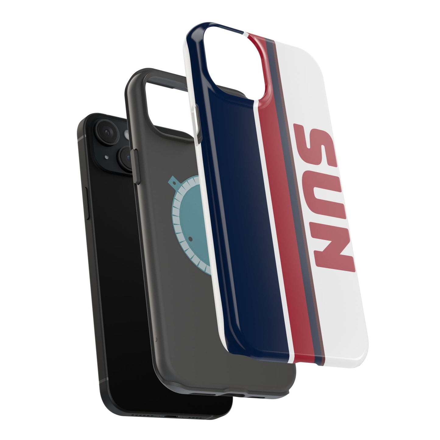 Sun Phone Case, Magnetic Phone Case, Retro Phone Case, Matte/Glossy Phone Case