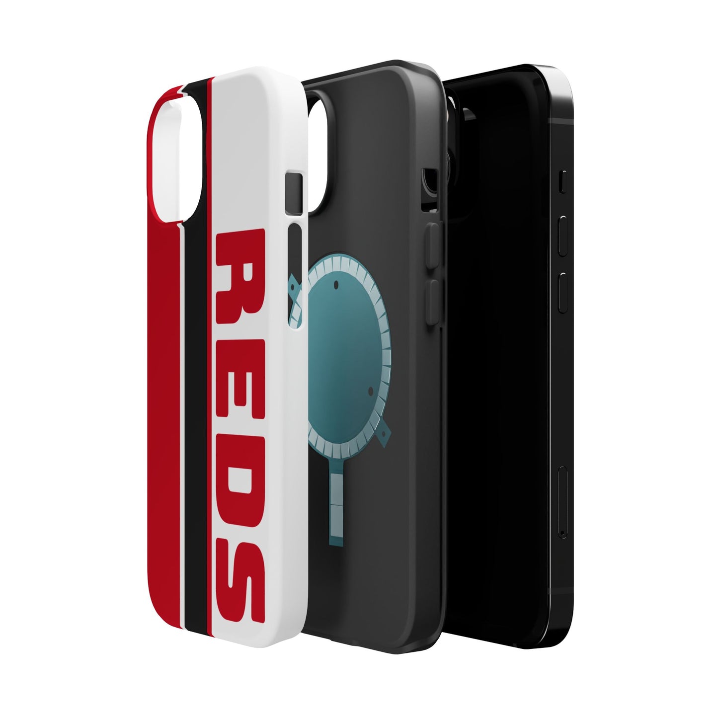Reds Phone Case, Magnetic Phone Case, Retro Phone Case, Baseball Case for iPhone or Samsung, Reds Baseball Case