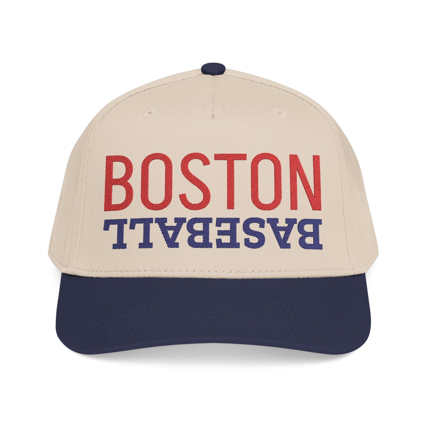 Embroidered Boston Baseball Hat, Mid Profile Baseball Cap, Sports Gifts