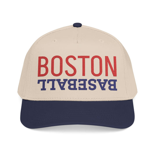 Embroidered Boston Baseball Hat, Mid Profile Baseball Cap, Sports Gifts