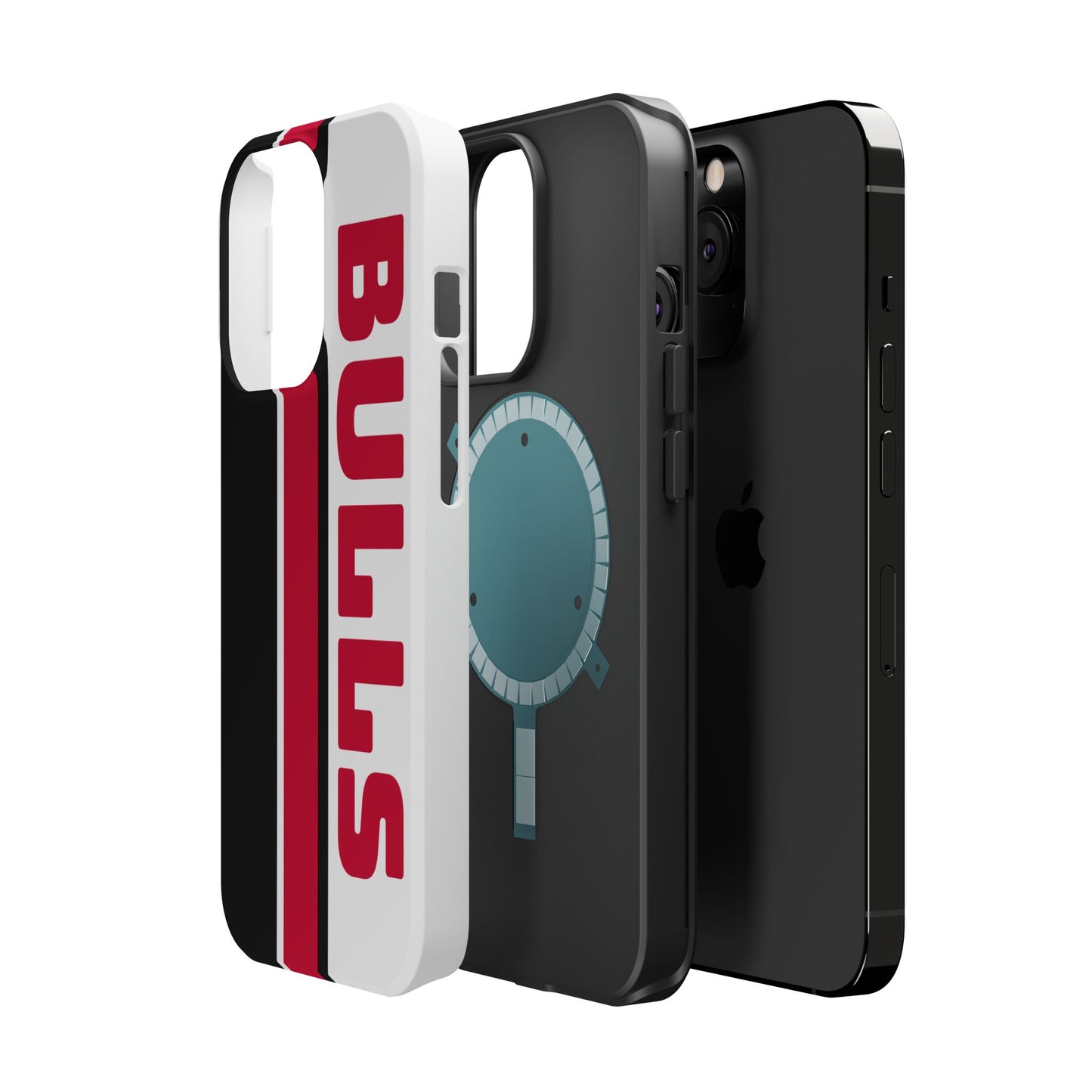 Bulls Phone Case, Magnetic Phone Case, Retro Phone Case